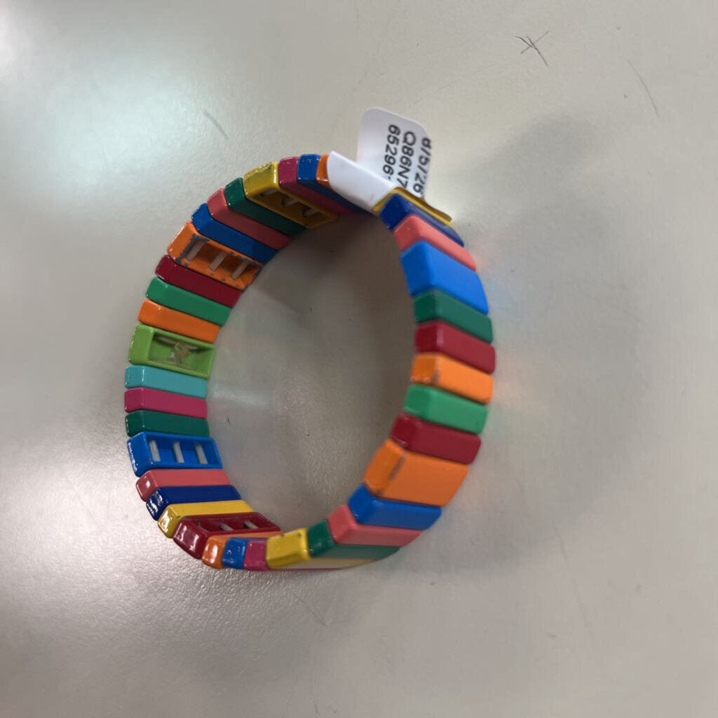 Multi Color Stone Stretchy Bracelet