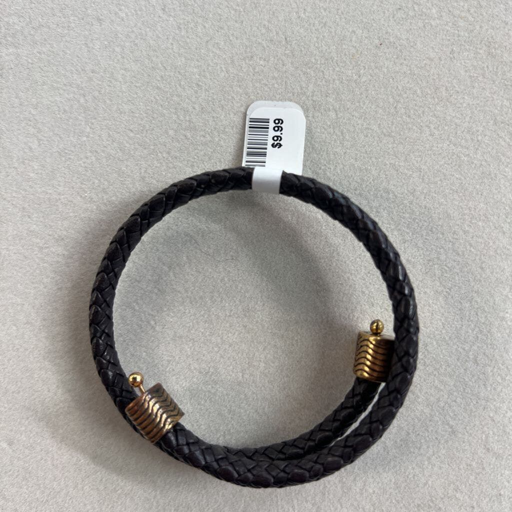 Black Woven Wrap Bracelet