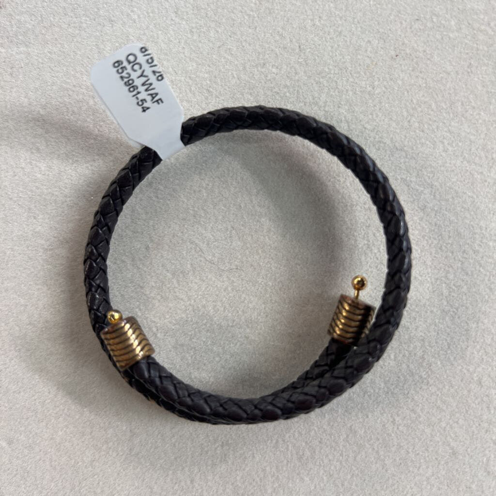 Black Woven Wrap Bracelet
