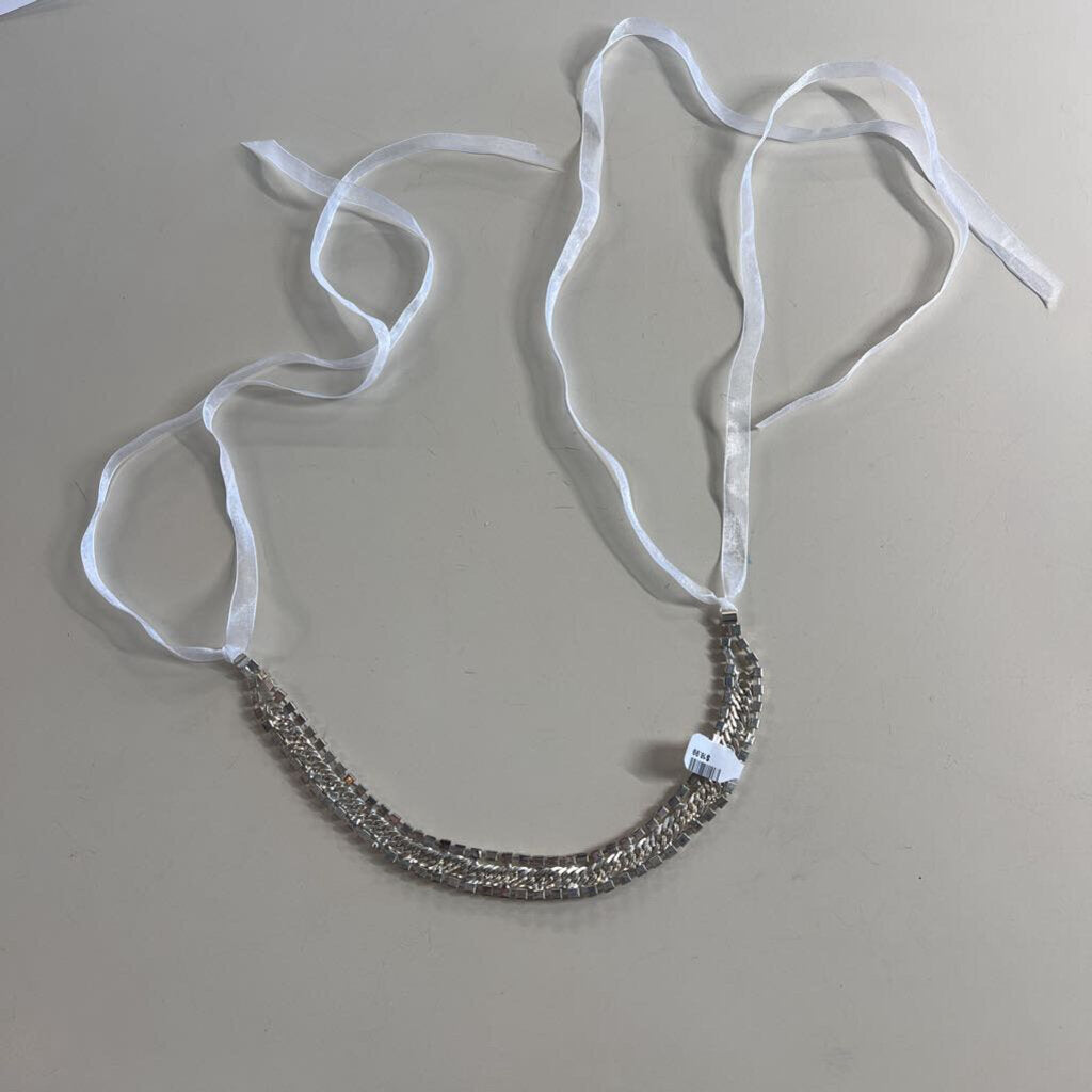 Silver/ Rhinestone Convertible Tie Back Accessory