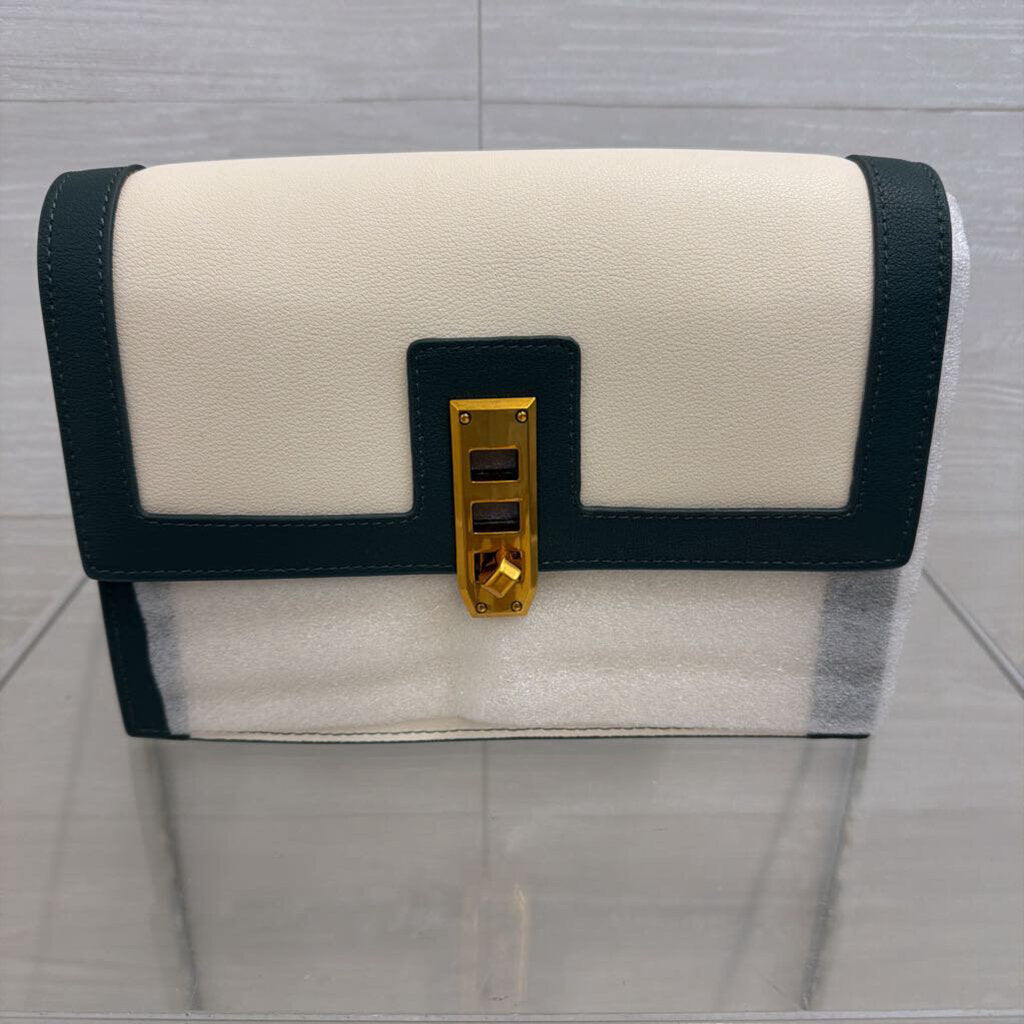 Bolvaint Green/ White Two Tone Leonie Purse