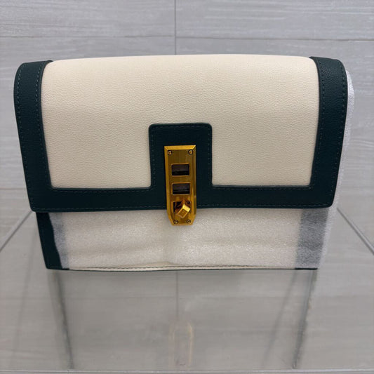 Bolvaint Green/ White Two Tone Leonie Purse