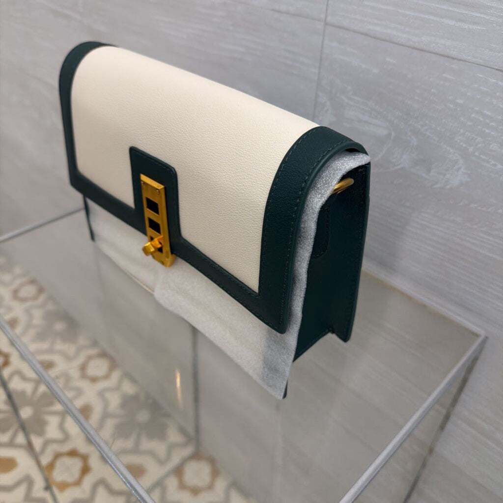 Bolvaint Green/ White Two Tone Leonie Purse