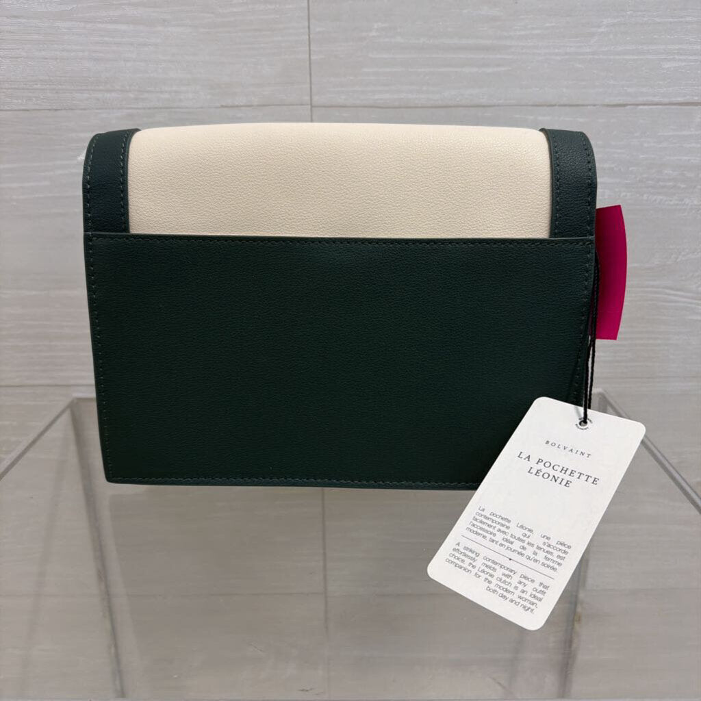 Bolvaint Green/ White Two Tone Leonie Purse