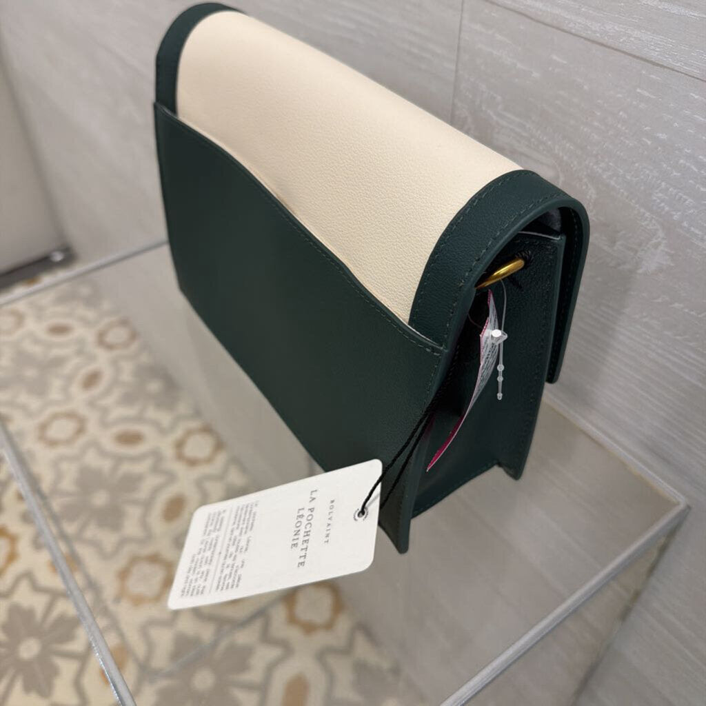 Bolvaint Green/ White Two Tone Leonie Purse