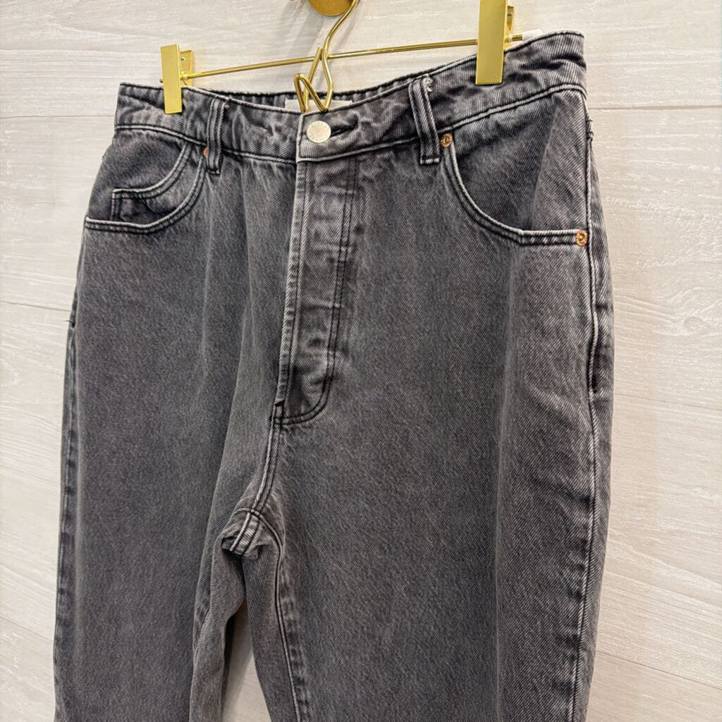 Rolla's Black Denim Wide Leg Jeans 29