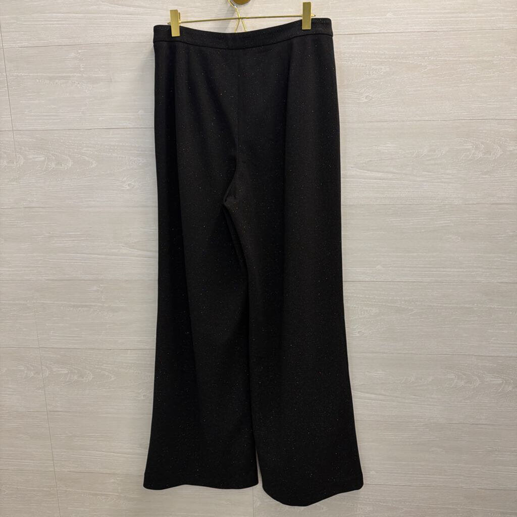 Talbots Black Shimmer Trouser Pants 8