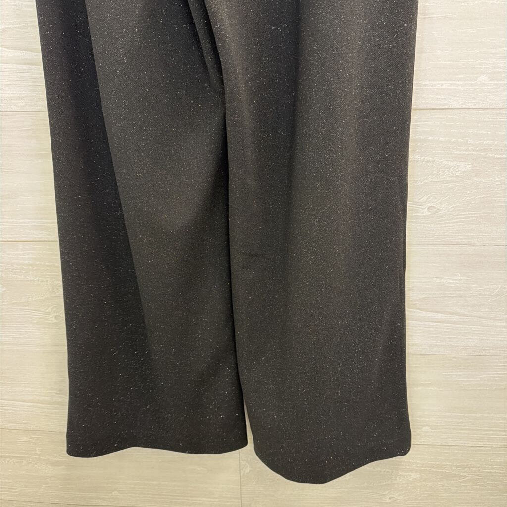 Talbots Black Shimmer Trouser Pants 8