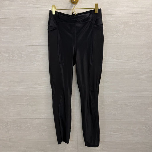 Lululemon Black Satin Shine Paneled Leggings 6