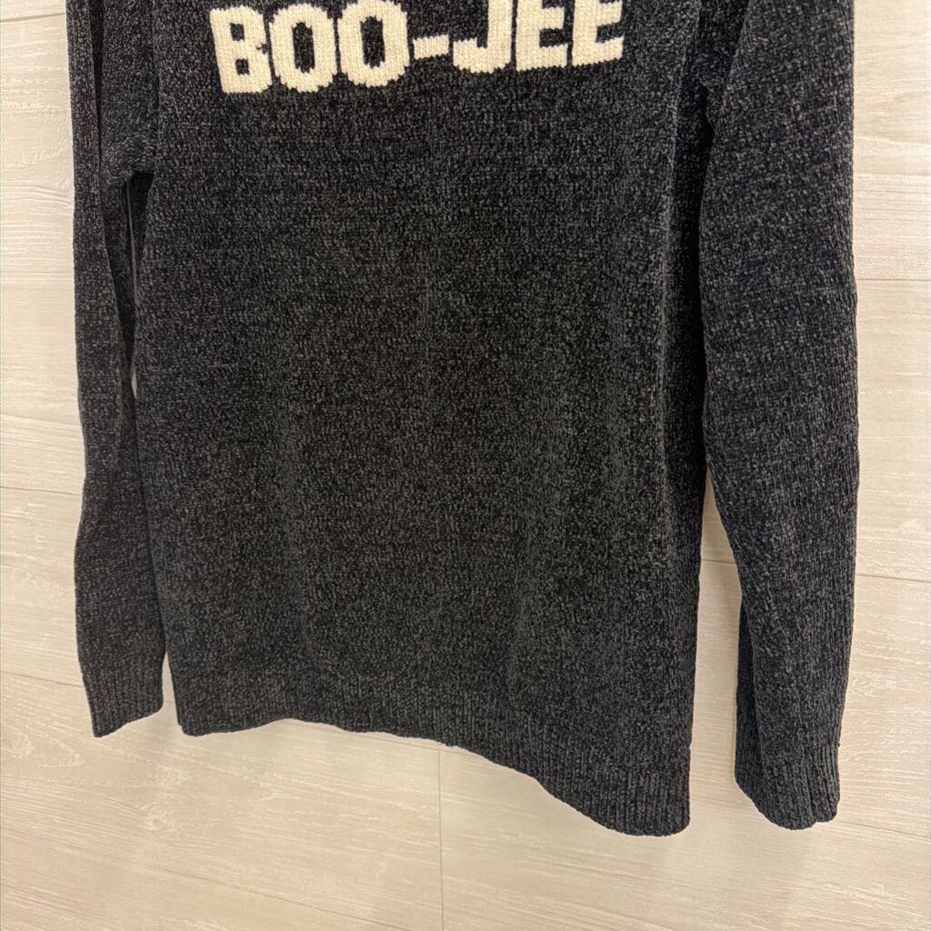 Any Body Black Soft Knit Boo-Jee Sweater Top Extra Small