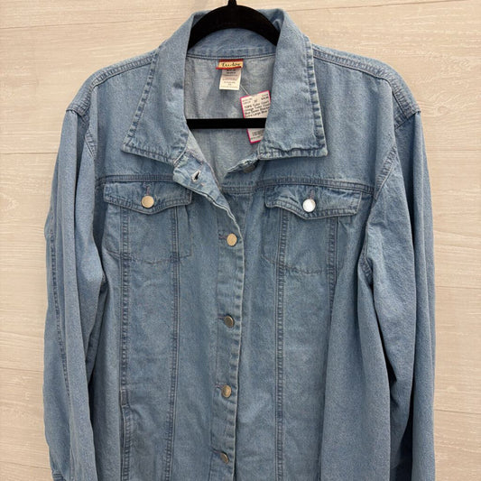 Vintage Tudor Court Blue Denim Shacket Extra Large