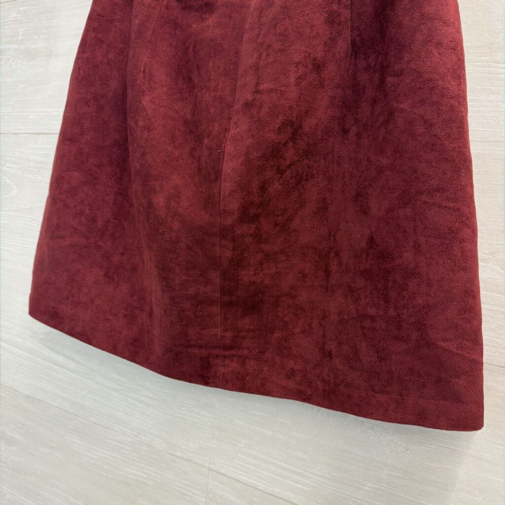 BCBG Purple Suede Mini Skirt 8