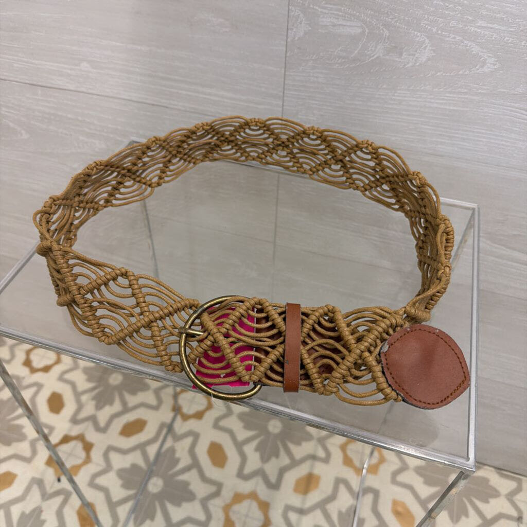 Brown Woven Belt Medium