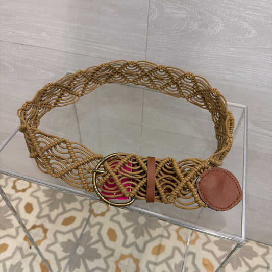 Brown Woven Belt Medium