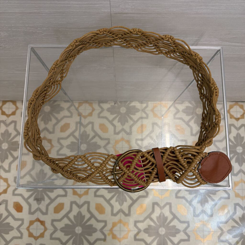 Brown Woven Belt Medium