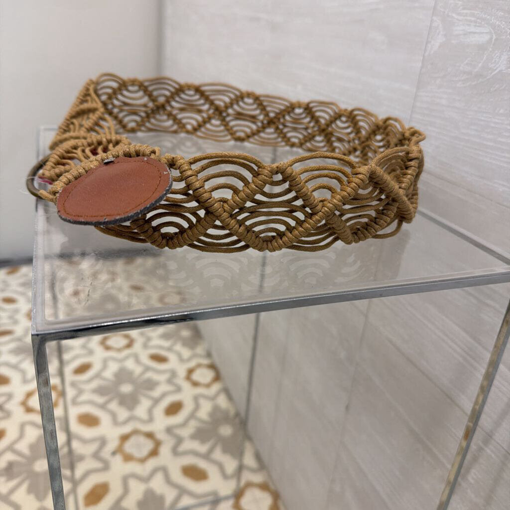 Brown Woven Belt Medium