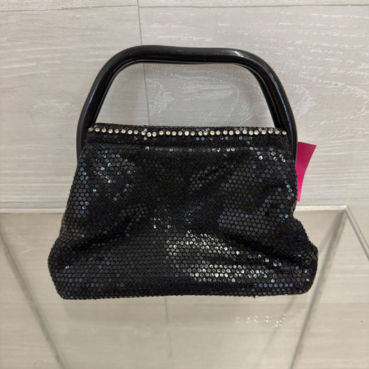 Vintage Lumured Black Metal Mesh Small Purse