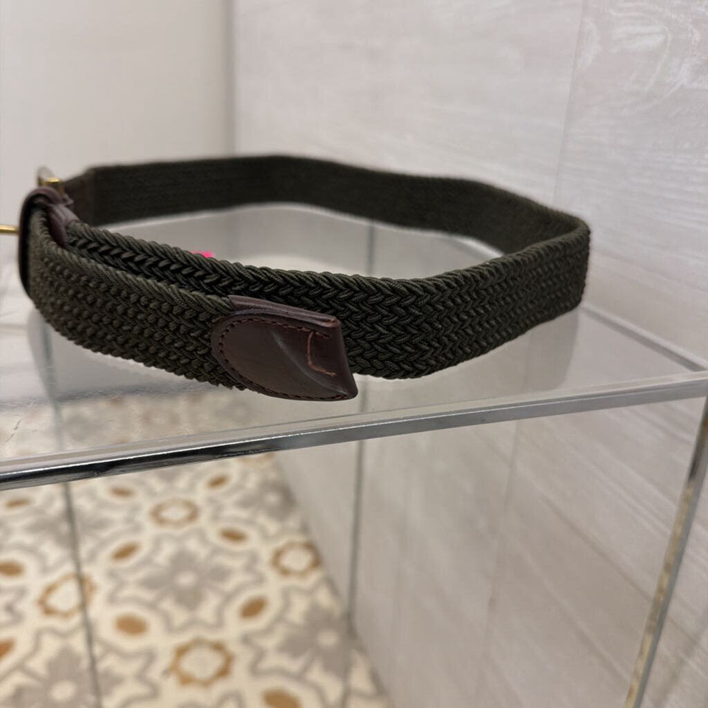Brown/ Green Woven Belt 36