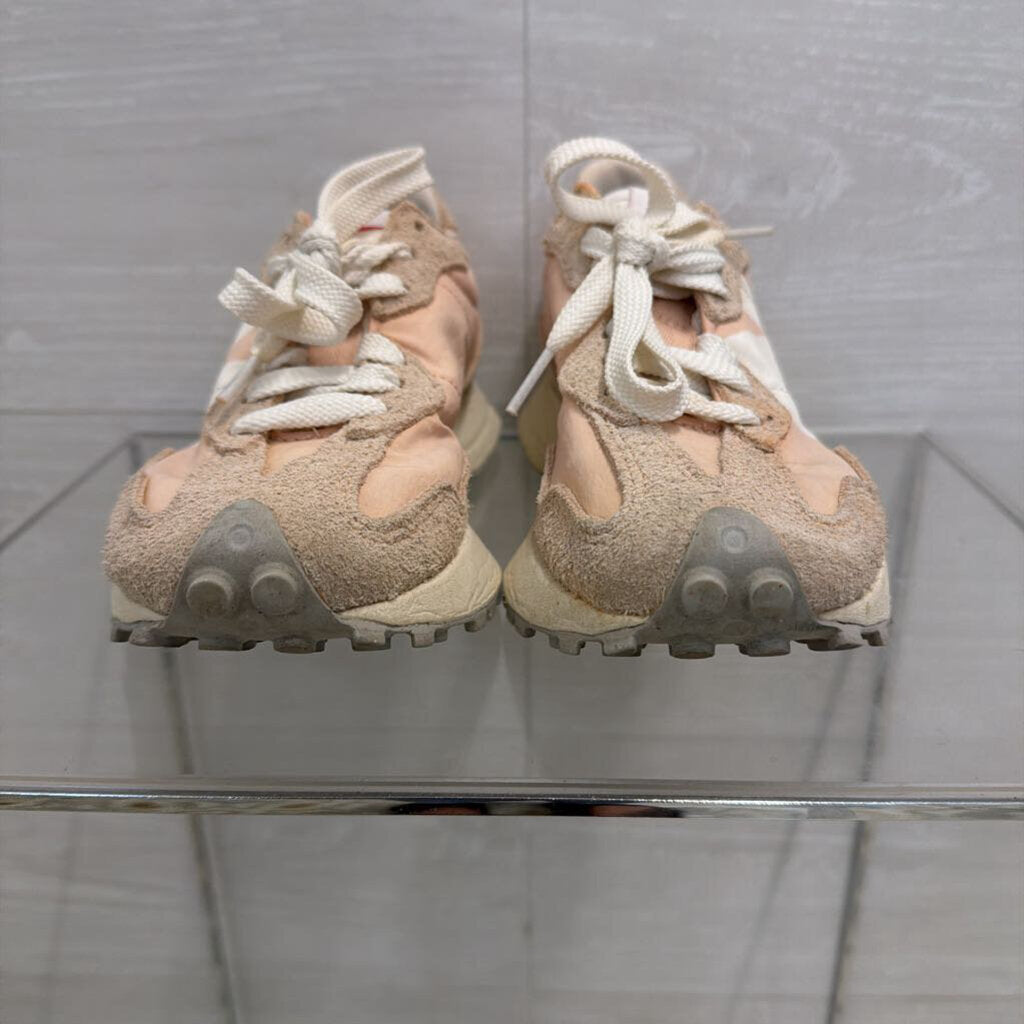 New Balance Beige/ Pink 327 Dark Vintage Rose Angora Sneakers 6.5