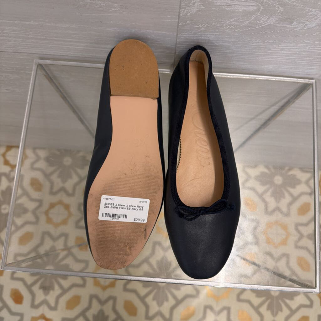 J Crew Navy Zoe Ballet Flats 6.5