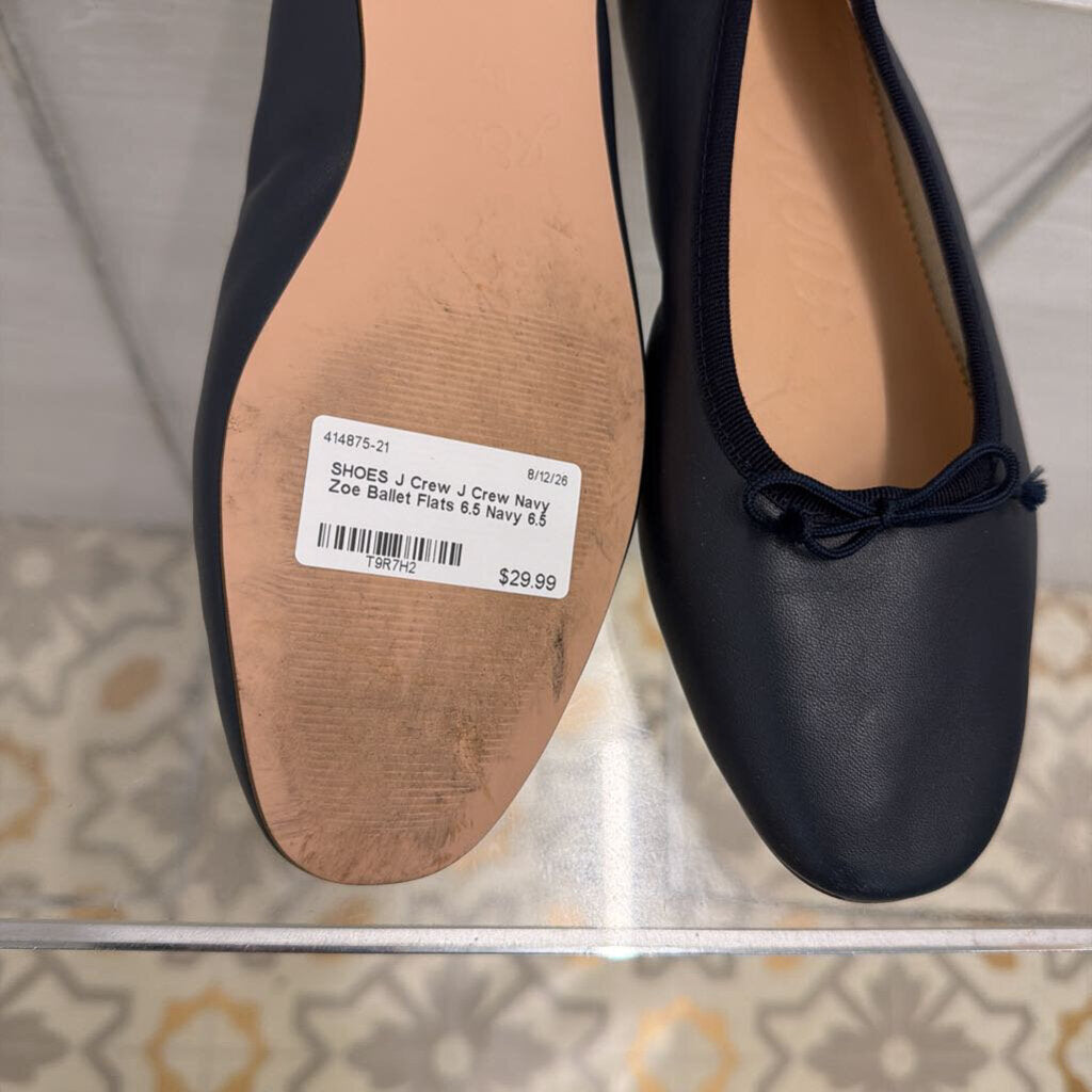 J Crew Navy Zoe Ballet Flats 6.5