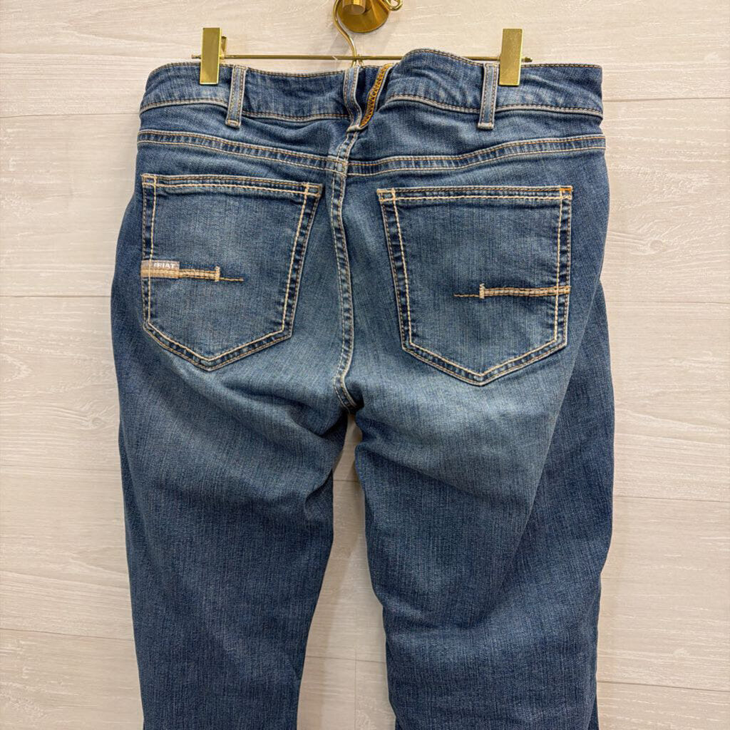 Ariat Medium Wash Perfect Rise Bootcut Jeans 31 Short