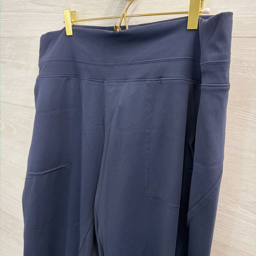 Athleta Navy Pull On Jogger Pants Extra Large
