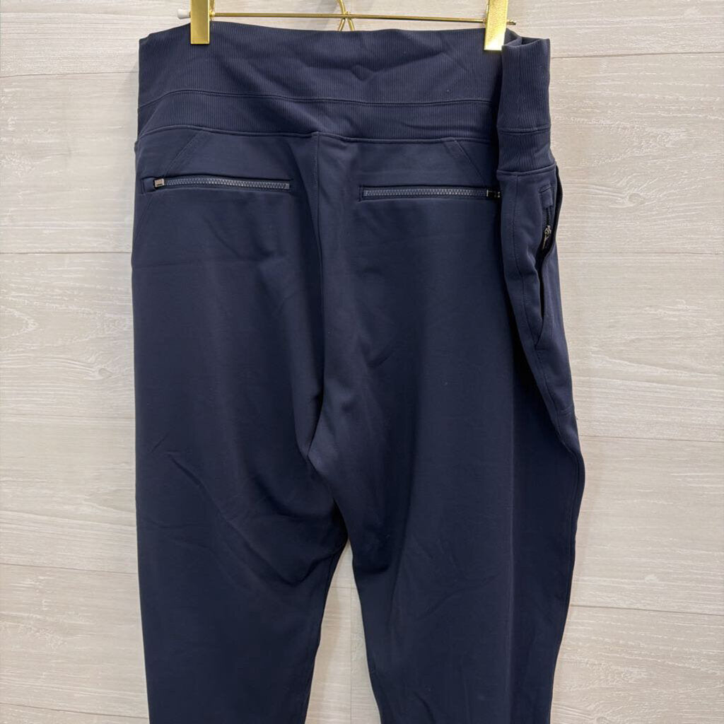 Athleta Navy Pull On Jogger Pants Extra Large