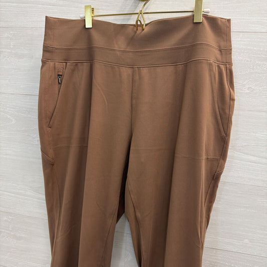 Athleta Brown Pull On Jogger Pants Extra Large