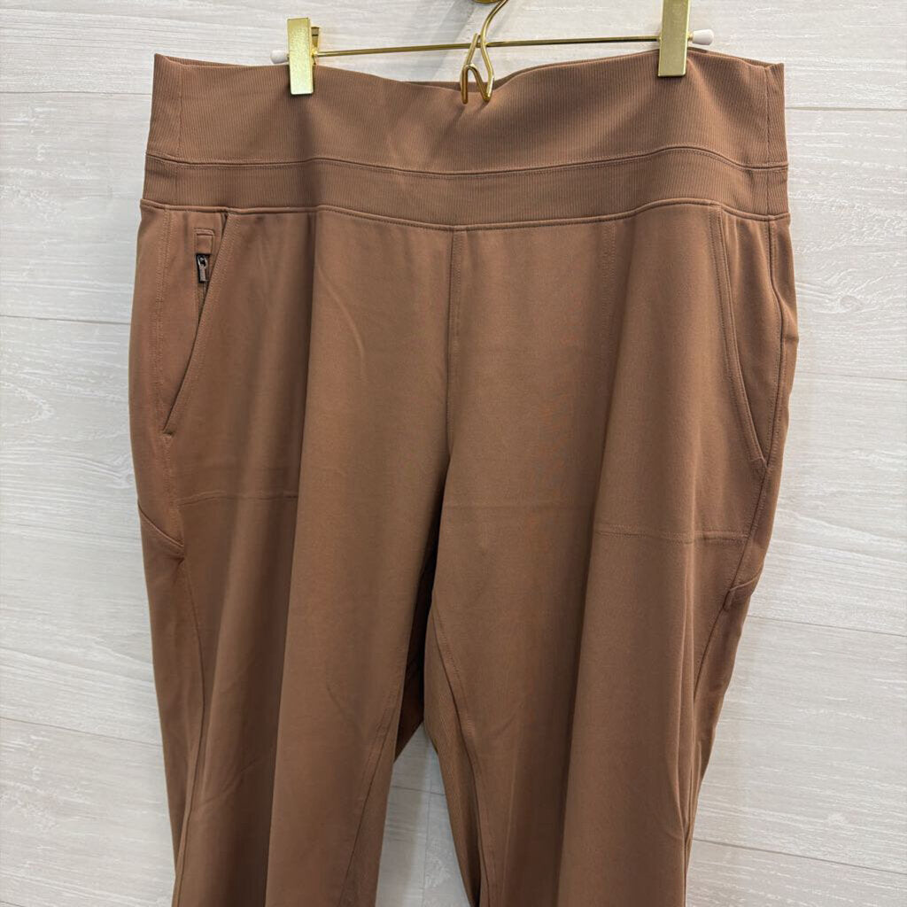 Athleta Brown Pull On Jogger Pants Extra Large
