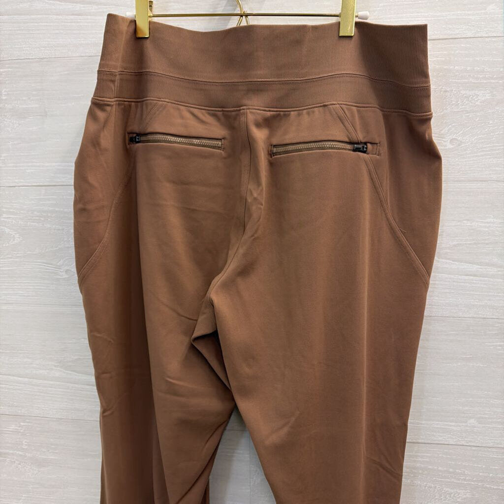 Athleta Brown Pull On Jogger Pants Extra Large