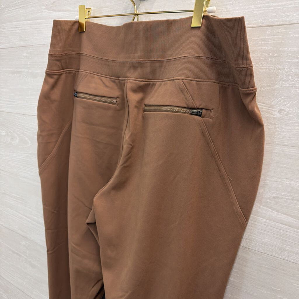 Athleta Brown Pull On Jogger Pants Extra Large