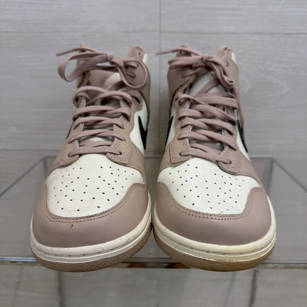 Nike Beige/ White Dunk High Fossil Stone Sneakers 10.5
