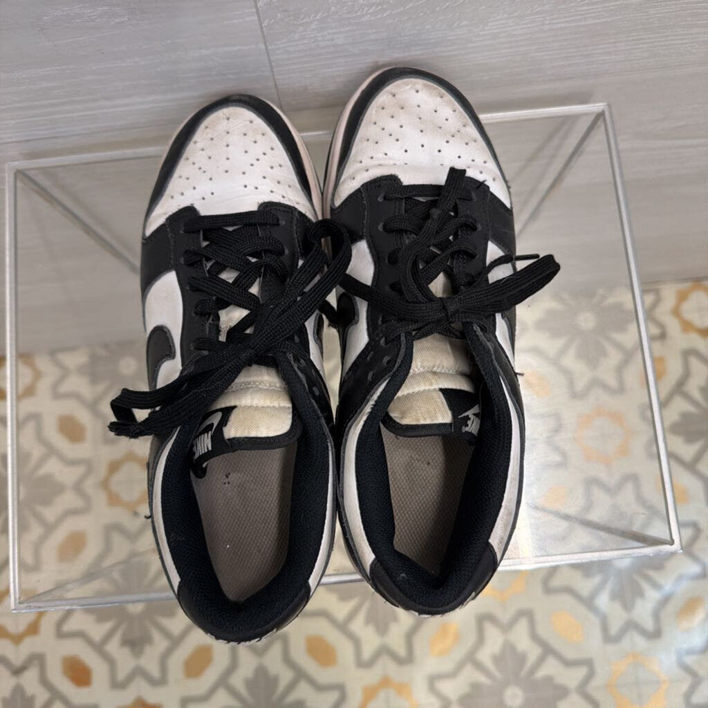 Nike Black/ White Dunk Low Panda Sneakers 8.5