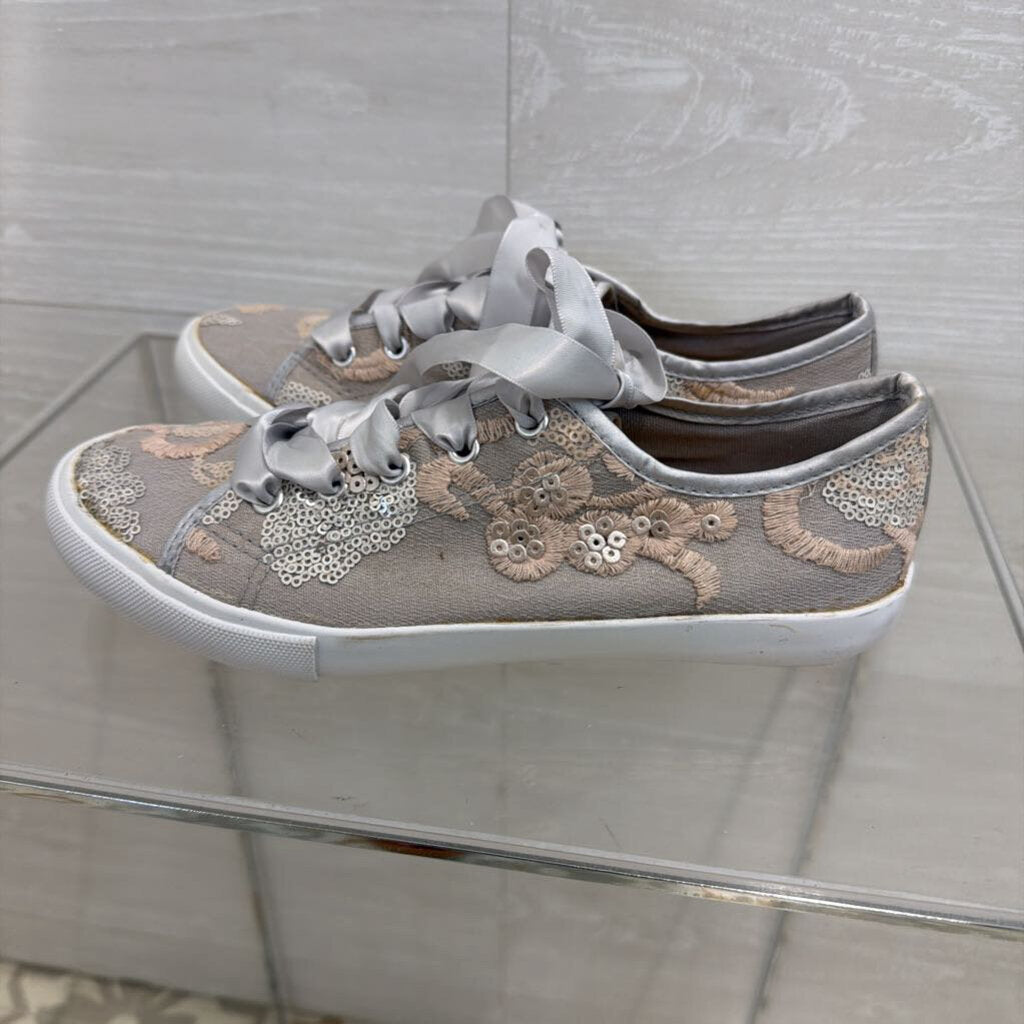 Kaari Blue Haven Silver Sequin Sneakers 6