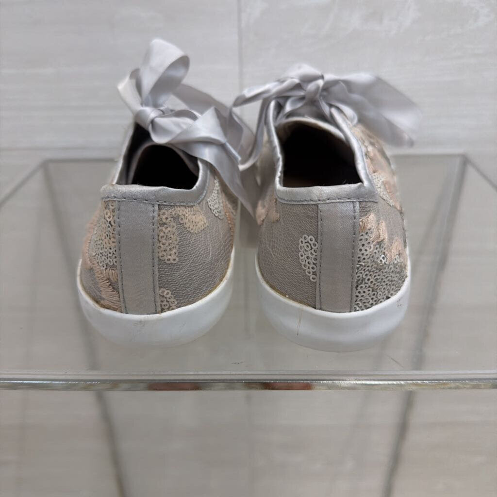 Kaari Blue Haven Silver Sequin Sneakers 6