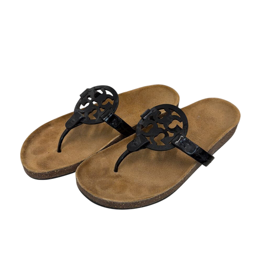 Tory Burch Black Miller Cloud Sandals 8.5