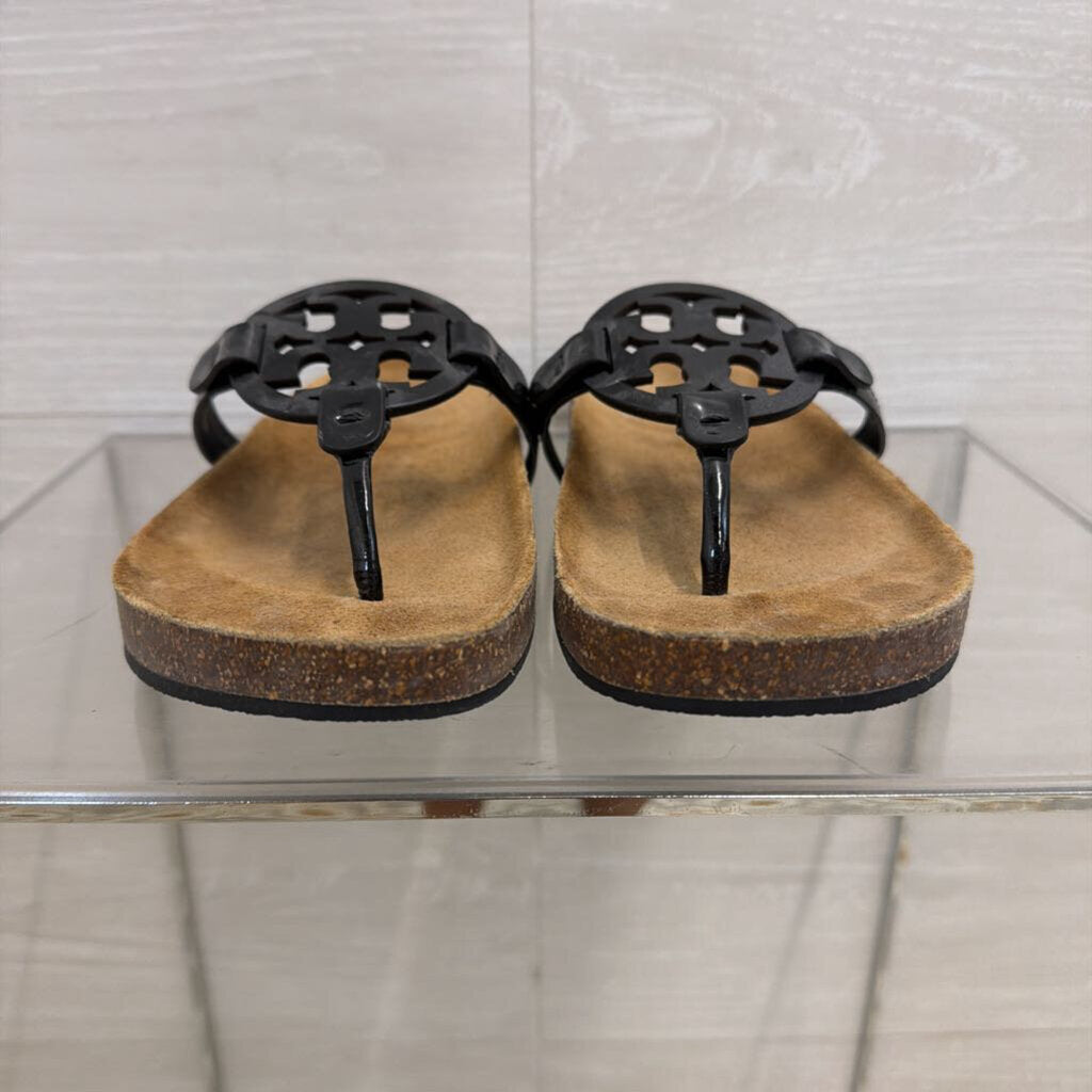 Tory Burch Black Miller Cloud Sandals 8.5