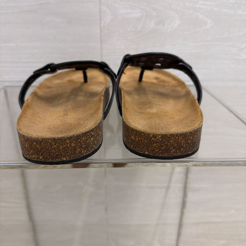 Tory Burch Black Miller Cloud Sandals 8.5