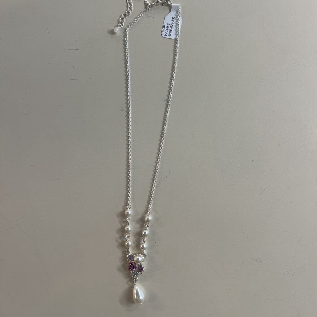 Silver/ Pearl Necklace