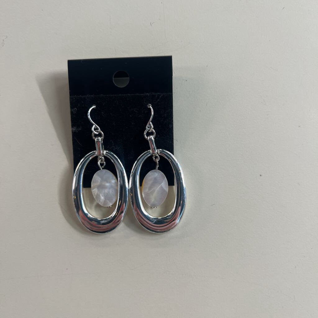 Silver Drop Earrings