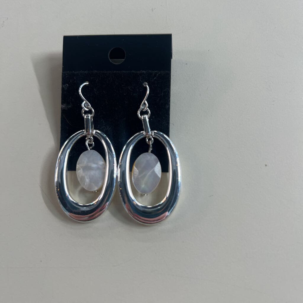Silver Drop Earrings