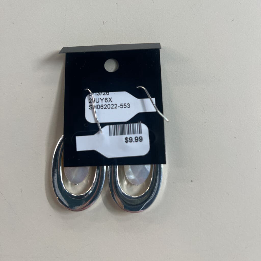 Silver Drop Earrings