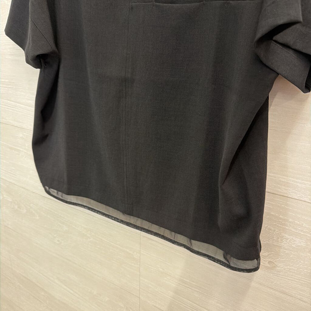 Lululemon Black Short Sleeve Boxy Top 6
