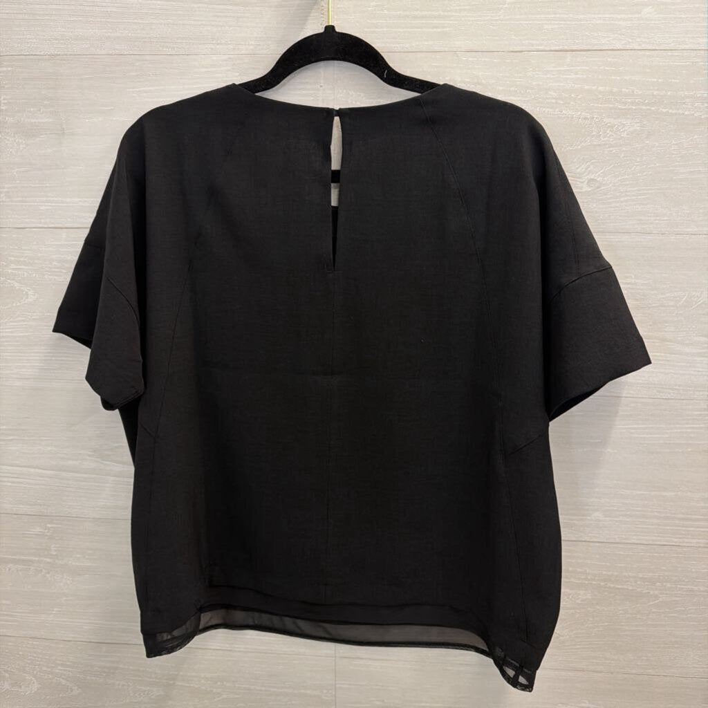 Lululemon Black Short Sleeve Boxy Top 6