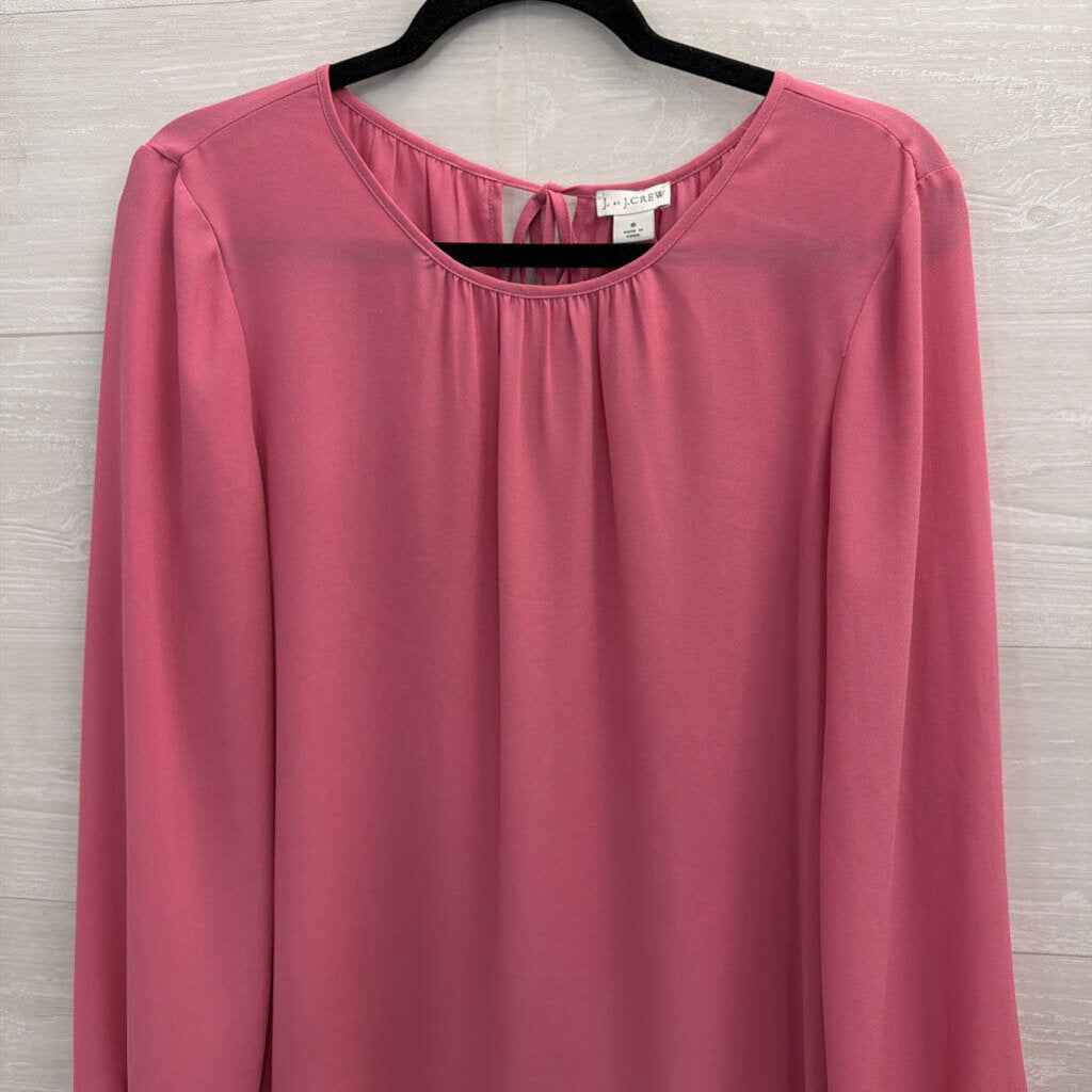 J Crew Pink Long Sleeve Top 6