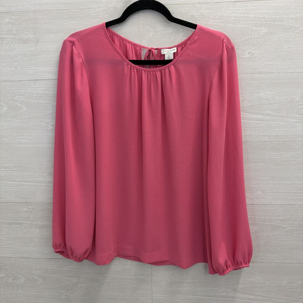 J Crew Pink Long Sleeve Top 6
