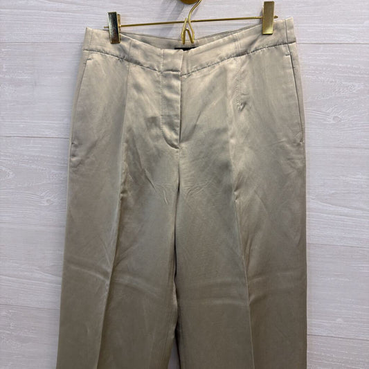 Massimo Dutti Green Sheen Trouser Pants 4