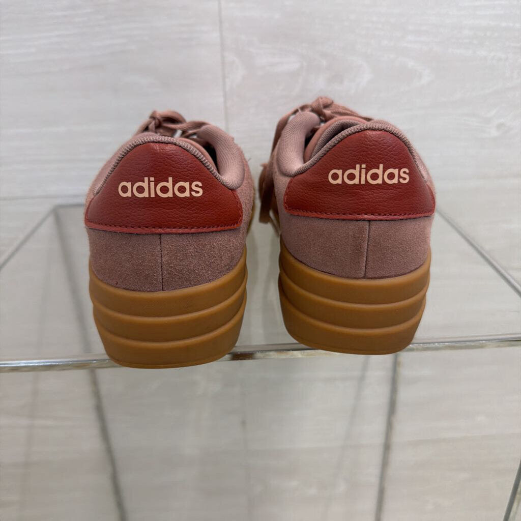 Adidas Purple Suede VL Court Bold Platform Sneakers 8.5
