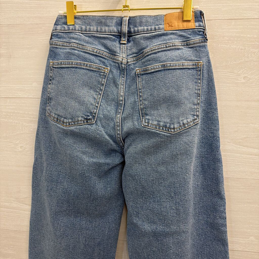 Eddie Bauer Light Wash Authentic Voyager High Rise Crop Jeans 4